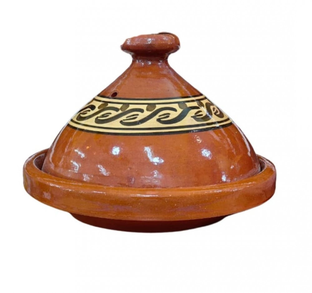 Hand-Painted Moroccan Decorative Tajine