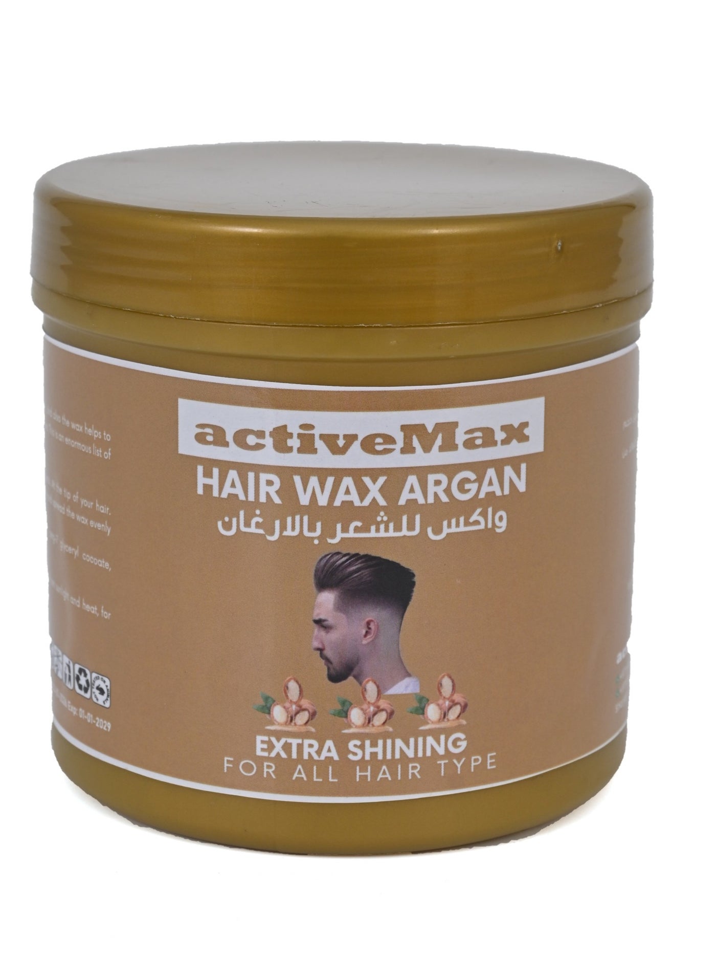 Hair Defining Paste Wax - Extra Shining & Matte Paste Argan oil 500 g - Matte Finish, Strong Hold, Adds Volume & Texture - Perfect for All Hair Type