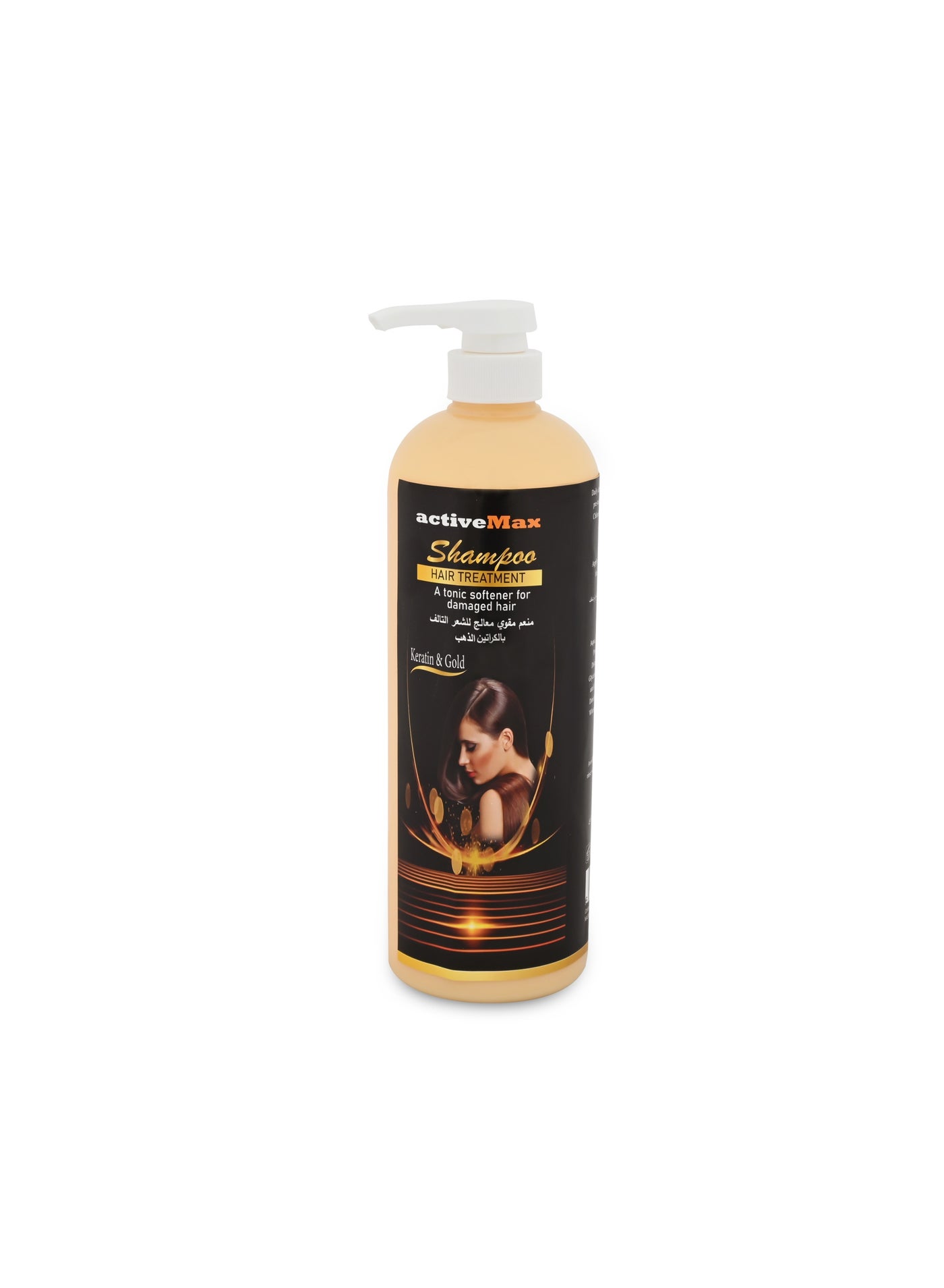 Shampoo with Keratin and Gold Hair treatment a tonic softener for damaged 1 LTR