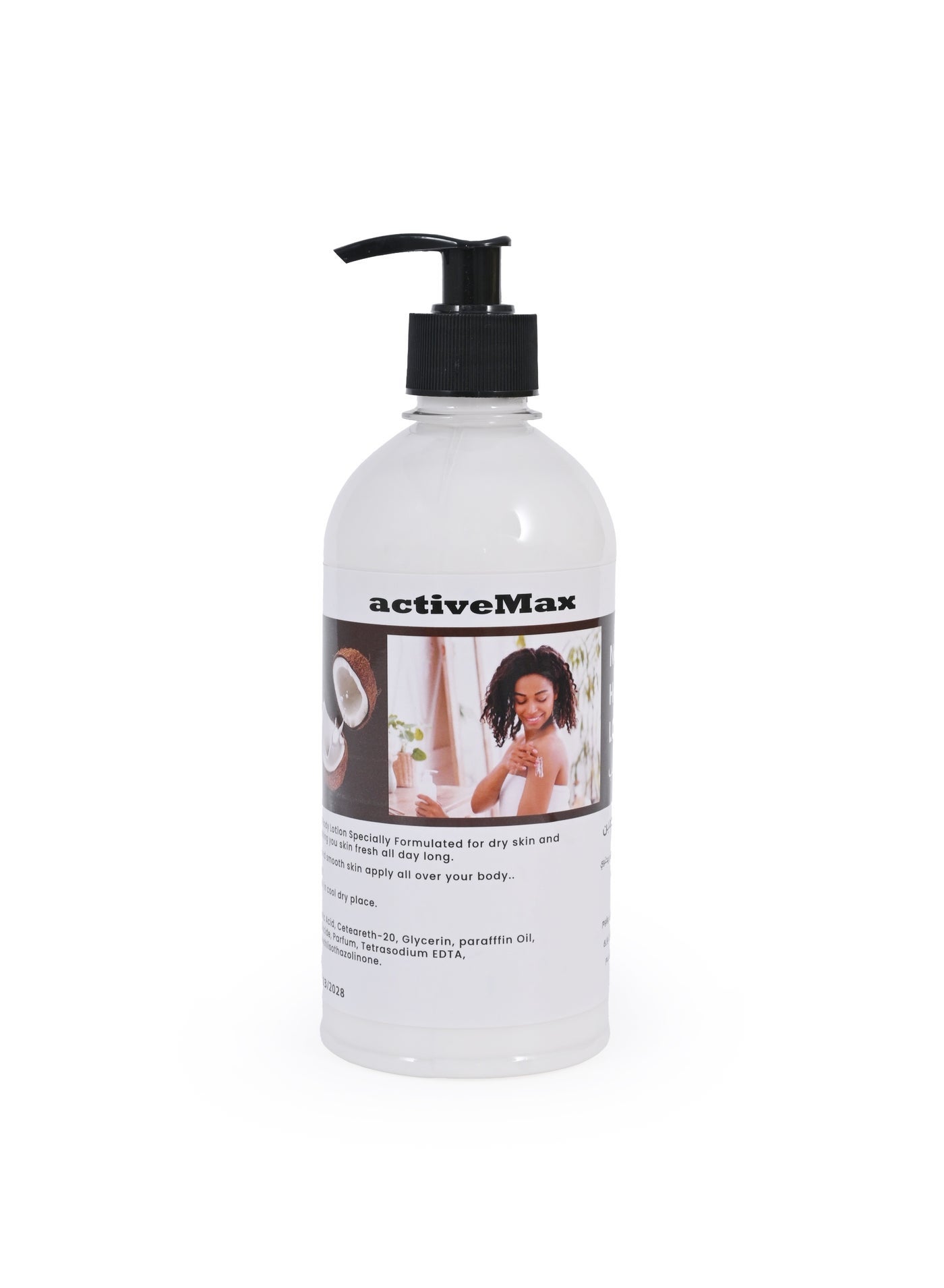 Nourishing and Moisturizing Hand & Body Lotion with Pure Coconut 500 gr