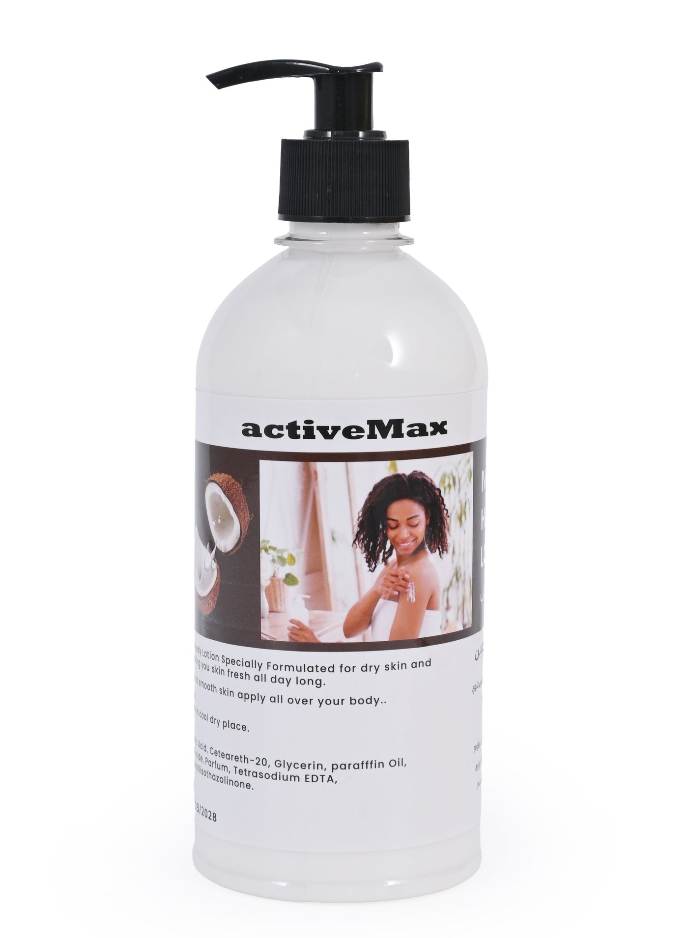 Nourishing and Moisturizing Hand & Body Lotion with Pure Coconut 500 gr
