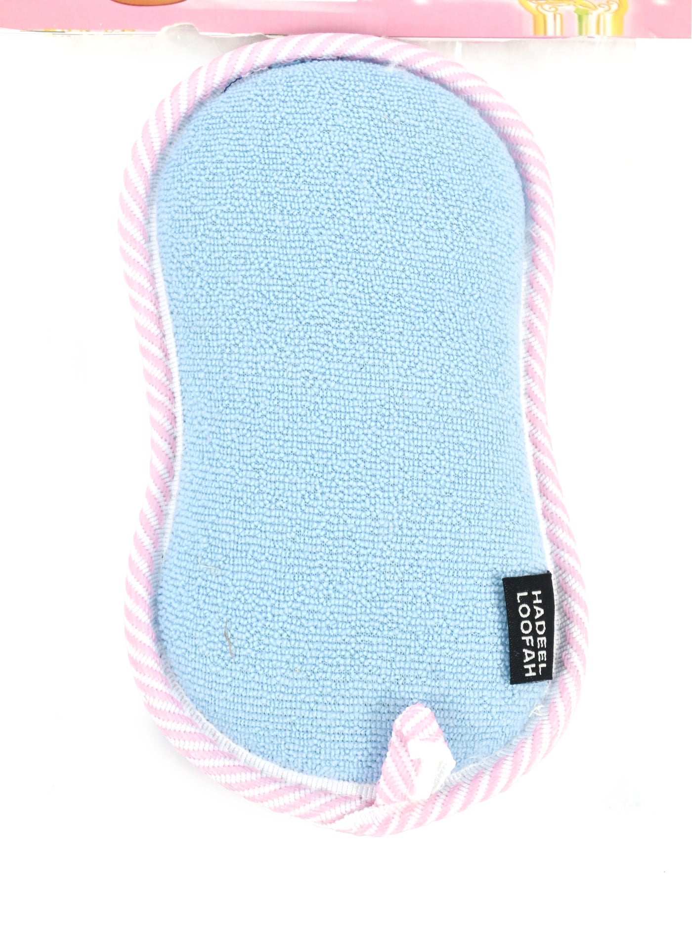 Exfoliating Blue Baby Glove 2 sides soft Organic Egyptian Shower Loofah, Body Scrubber Dead Skin Cell Remover & Bath Scrub For Deep Exfoliation & Detox